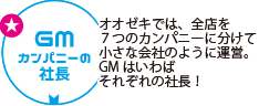 GMカンパニーの社長